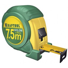 Рулетка Kraftool 34122-09, с нейлоновым покрытием, 9м, 25мм